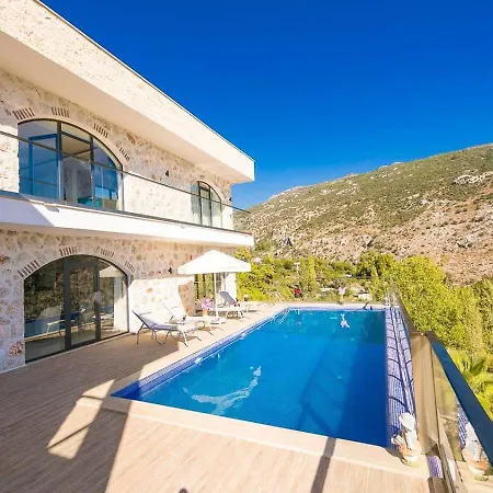 别墅 İslamlar 4 Bedroom Secluded With Private Pool Hot Tub 卡尔坎